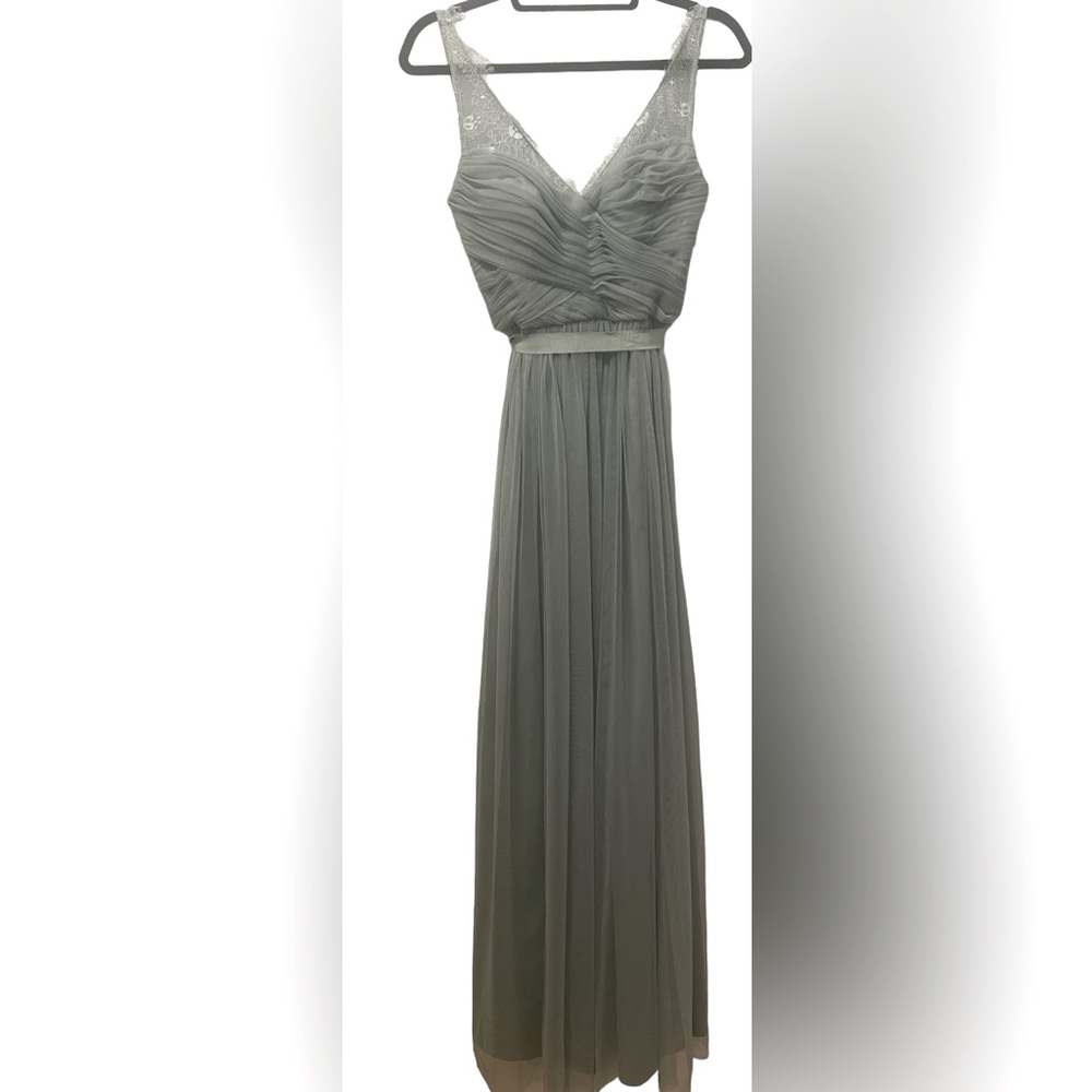 Beholdn/Anthropologie sage green dress size 2